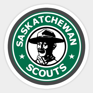 Saskatchewan Scouts Coffee Sticker